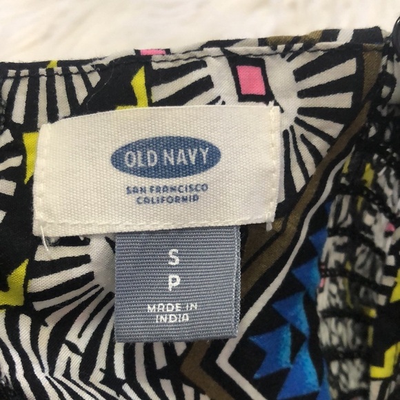 Old Navy Dress SZ SMALL Spaghetti Strap Flowy Fit Top Flare at Bottom Mini - Picture 5 of 10